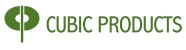 Logo of Cubic Products featuring a stylized green circle with a vertical line through it, reminiscent of precision often seen in top brick suppliers, next to the company name Cubic Products in green text.
