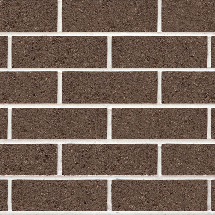 A wall composed of dark brown rectangular bricks, laid out in a horizontal pattern and divided by white mortar lines, stands as a testament to the Everyday Life Freedom.