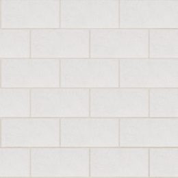 A pattern featuring GB Smooth Porcelain tiles arranged in a brick-like layout, producing a simple, clean, and minimalist design.