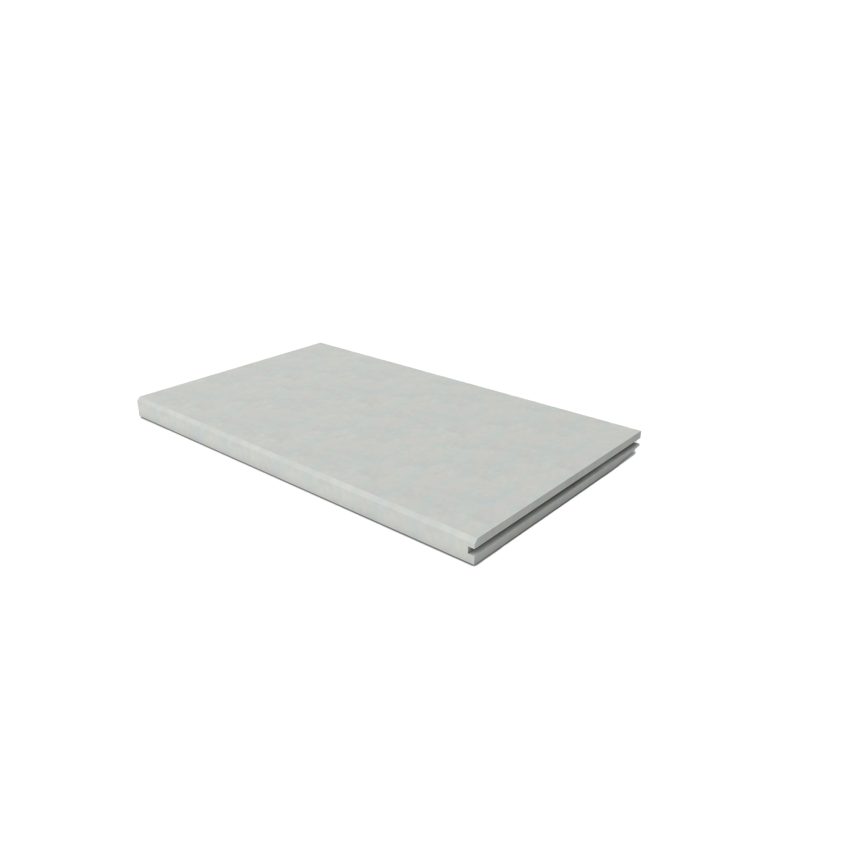 A closed, light gray Nuline™ Plus Plank Square book is placed on a plain white background. The book is rectangular with a simple, unmarked cover.