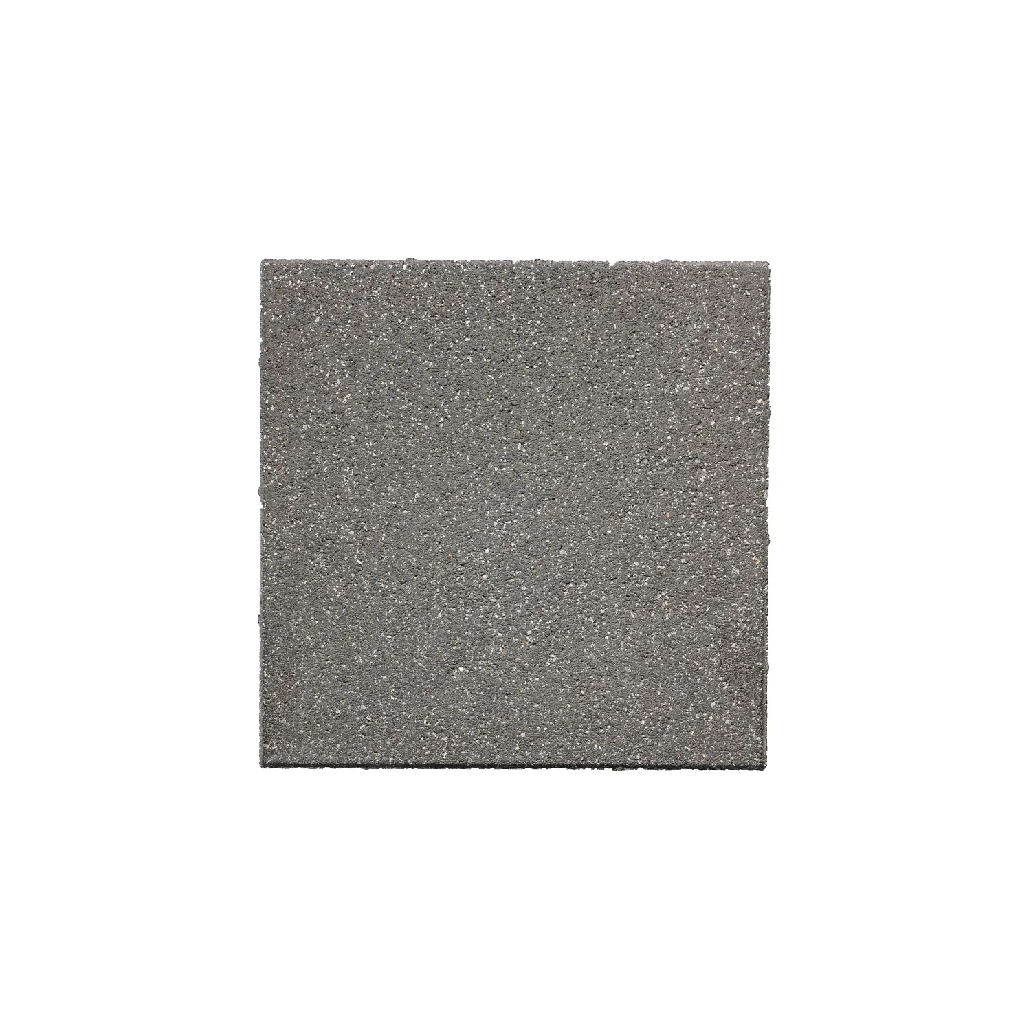 The Oakdale Shotblast Latitude paving stone, featuring its gray hue and distinctive shotblast texture, is displayed against a plain white background.
