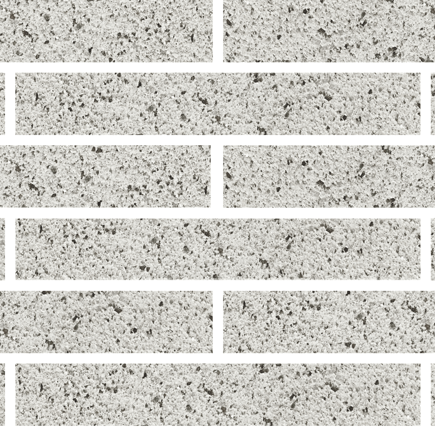 close up of a Bespoke Bricks for the Future Colour Swatch Mist ECO Exposed brick wall