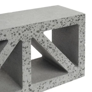 A close-up of the GB Breeze Blocks Wedge Nickel, featuring two rectangular openings and diagonal supports, displayed against a white background.