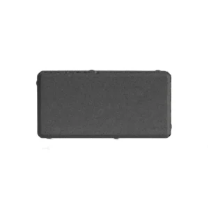 A solid black Camino 50 Stone with slightly rounded corners is centered on a plain white background.