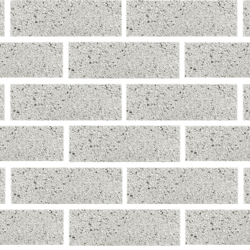 Image of the Premium Refined Mist ECO wall with a white brick design featuring a refined texture. The bricks are evenly arranged in a horizontal pattern, creating a premium and clean appearance that exudes an eco-friendly charm.