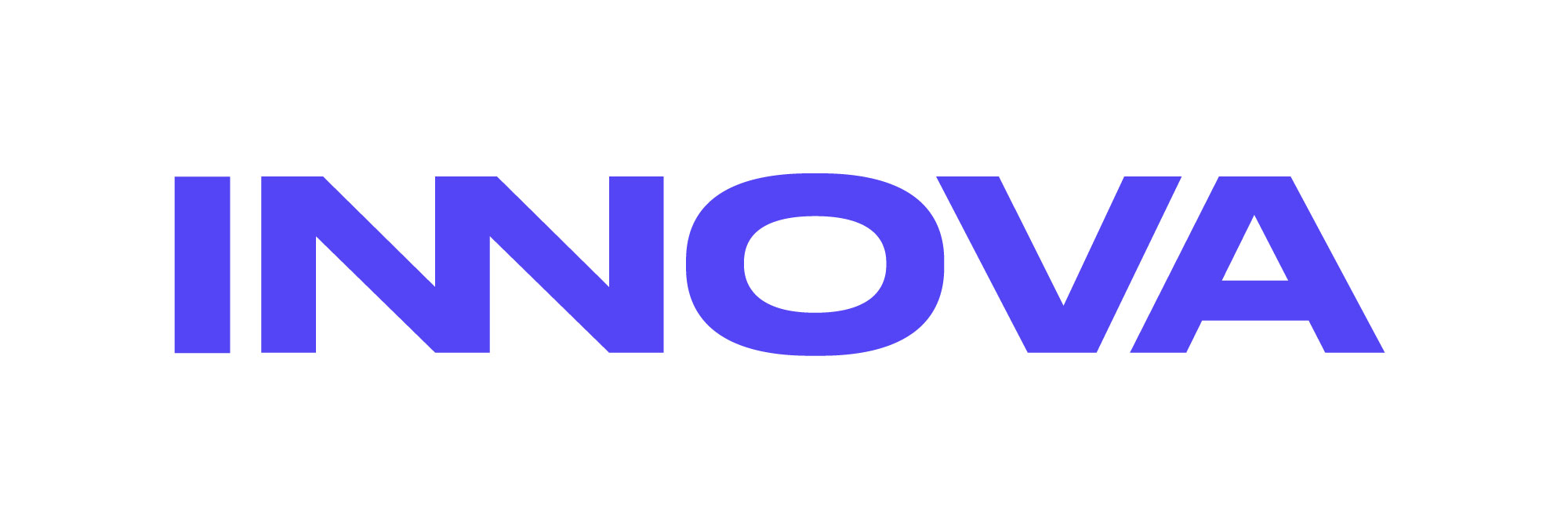 Blue text spelling INNOVA on a white background.